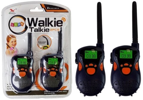 Walkie Talkie Krótkofalówki Zasięg 100 m Granatowe Dla Dzieci LEAN Toys