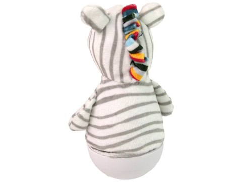 Wańka Wstańka Zebra Lampka Muzyka LEAN Toys