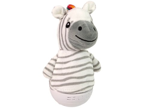 Wańka Wstańka Zebra Lampka Muzyka LEAN Toys