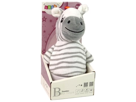 Wańka Wstańka Zebra Lampka Muzyka LEAN Toys