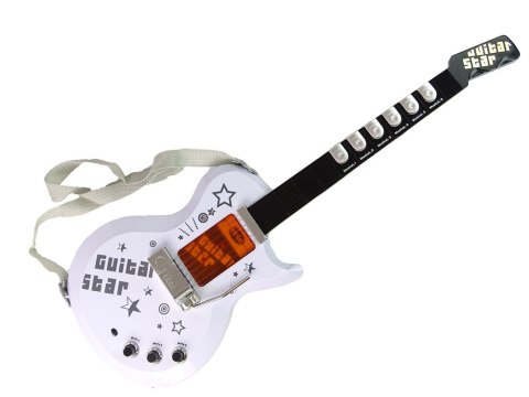 Zestaw Gitara Elektryczna z Mikrofonem Na Baterie LEAN Toys