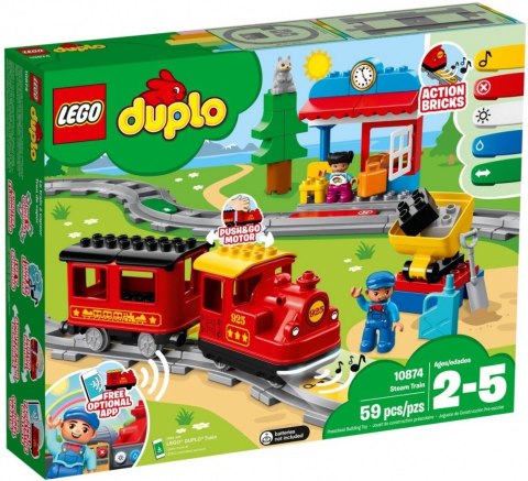 Klocki DUPLO 10874 Pociąg parowy LEGO