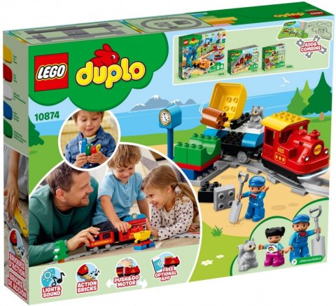 Klocki DUPLO 10874 Pociąg parowy LEGO