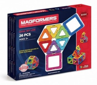 Klocki magnetyczne basic 26 elementów Magformers