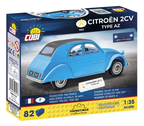 Citroen 2CV Type AZ 1962 Cobi Klocki