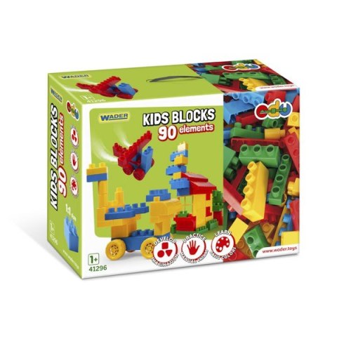 Klocki 90 elementów Kids Blocks Wader