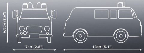 Klocki Barkas B1000 Polizei Cobi Klocki