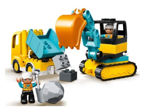 Klocki DUPLO 10931 Ciężarówka i koparka gąsienicowa LEGO