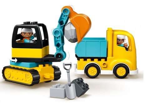 Klocki DUPLO 10931 Ciężarówka i koparka gąsienicowa LEGO