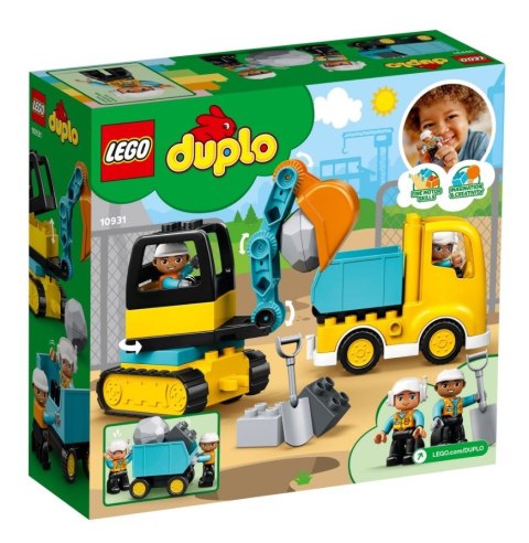 Klocki DUPLO 10931 Ciężarówka i koparka gąsienicowa LEGO