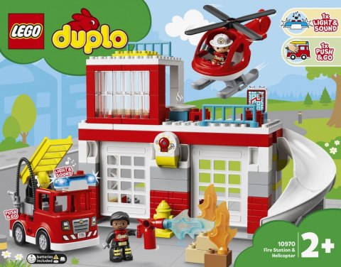 Klocki DUPLO 10970 Remiza strażacka i helikopter LEGO