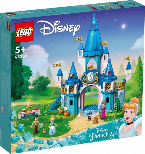 Klocki Disney Princess 43206 Zamek Kopciuszka i księcia z bajki LEGO