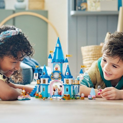 Klocki Disney Princess 43206 Zamek Kopciuszka i księcia z bajki LEGO