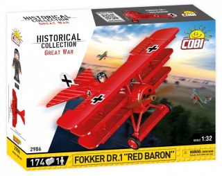 Klocki Fokker Dr.1 Red Baron Cobi Klocki