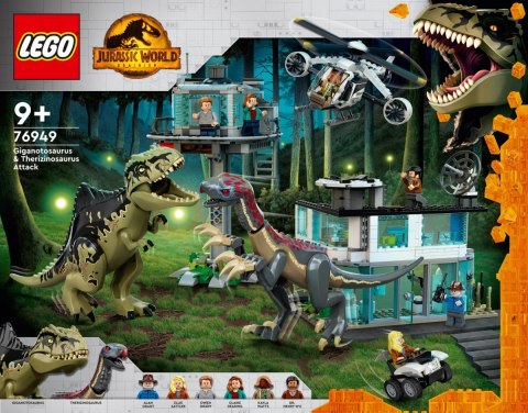 Klocki Jurassic World 76949 Atak giganotozaura i terizinozaura LEGO