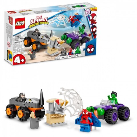 Klocki Super Heroes 10782 Hulk kontra Rhino - starcie pojazdów LEGO