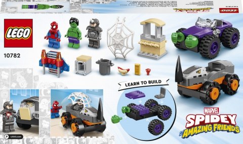 Klocki Super Heroes 10782 Hulk kontra Rhino - starcie pojazdów LEGO