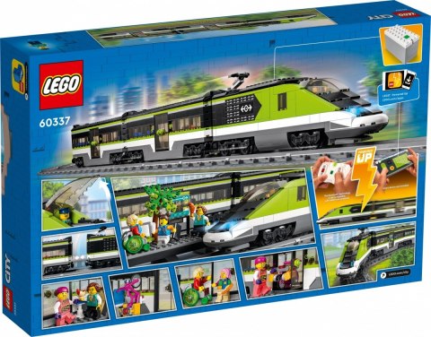 Klocki City 60337 Ekspresowy pociąg pasażerski LEGO