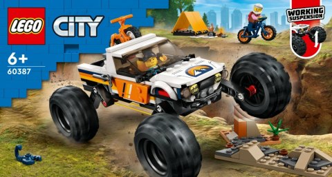 Klocki City 60387 Przygody samochodem terenowym z napędem 4x4 LEGO