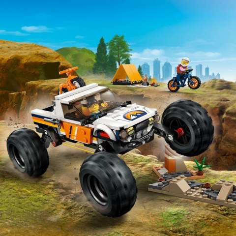 Klocki City 60387 Przygody samochodem terenowym z napędem 4x4 LEGO