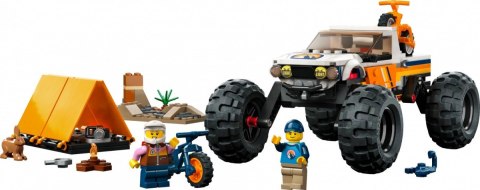 Klocki City 60387 Przygody samochodem terenowym z napędem 4x4 LEGO