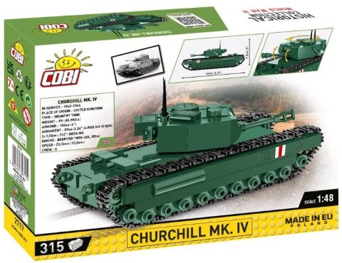 Klocki HC WWII Churchill MK.IV 315 elementów Cobi Klocki