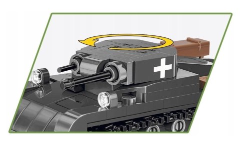 Klocki HC WWII Panzer II Ausf. A 250 elementów Cobi Klocki