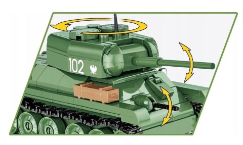 Klocki HC WWII T-34-85 Cobi Klocki