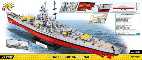 Klocki Historical Collection Battleship Gneisenau Cobi Klocki