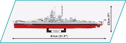 Klocki Historical Collection Battleship Gneisenau Cobi Klocki