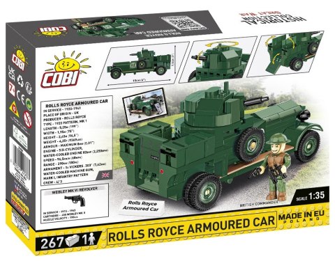 Klocki Historical Collection Rolls-Royce Armoured Car 1920 Pattern Mk I Cobi Klocki