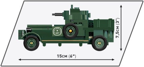 Klocki Historical Collection Rolls-Royce Armoured Car 1920 Pattern Mk I Cobi Klocki