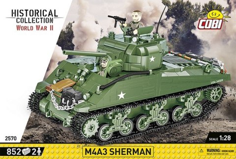 Klocki Historical Collection WWII M4A3 838 elementów Cobi Klocki