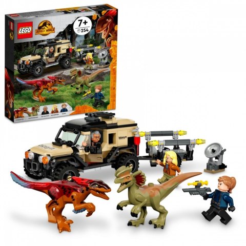 Klocki Jurassic World 76951 Transport pyroraptora i dilofozaura LEGO