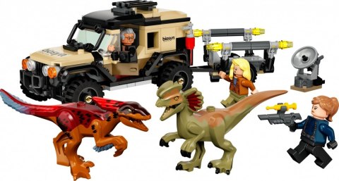 Klocki Jurassic World 76951 Transport pyroraptora i dilofozaura LEGO