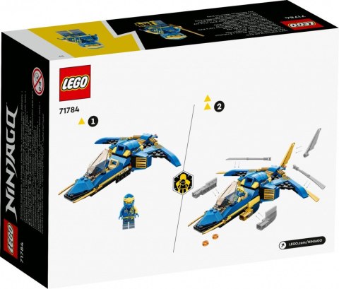 Klocki Ninjago 71784 Odrzutowiec ponaddźwiękowy Jaya EVO LEGO