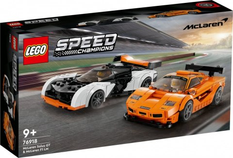 Klocki Speed Champions 76918 McLaren Solus GT i McLaren F1 LM LEGO