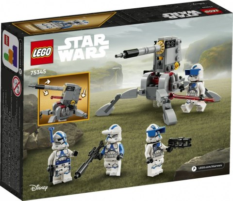 Klocki Star Wars 75345 Zestaw bitewny - żołnierze-klony z 501. legionu LEGO