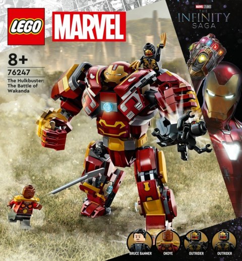 Klocki Super Heroes 76247 Hulkbuster: bitwa o Wakandę LEGO