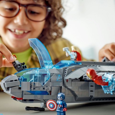 Klocki Super Heroes 76248 Quinjet Avengersów LEGO