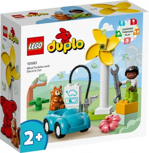 DUPLO 10985 Turbina wiatrowa i samochód elektryczny LEGO