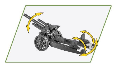 Klocki 10,5 cm leFH 18 Cobi Klocki