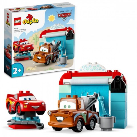 Klocki DUPLO 10996 Disney and Pixars Cars Zygzak McQueen i Złomek - myjnia LEGO