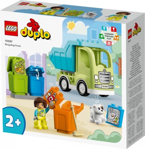 Klocki Duplo 10987 Ciężarówka recyclingowa LEGO