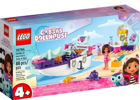 Klocki Koci Domek Gabi 10786 Statek i spa Gabi i Syrenkotki LEGO