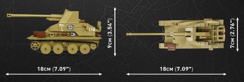 Klocki Marder III Sd.Kfz.139 Cobi Klocki