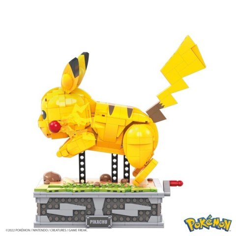 Klocki Mega Pokemon ruchomy Pikachu 1095 elementów Mega Bloks