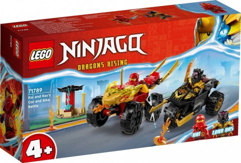 Klocki Ninjago 71789 Bitwa samochodowo-motocyklowa między Kaiem a Rasem LEGO