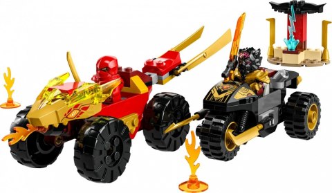 Klocki Ninjago 71789 Bitwa samochodowo-motocyklowa między Kaiem a Rasem LEGO