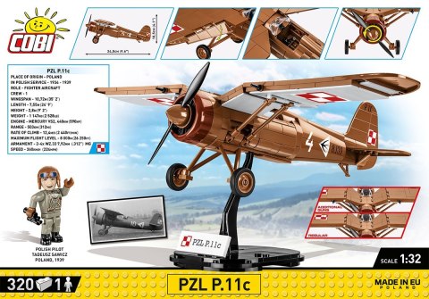 Klocki PZL P.11c Cobi Klocki